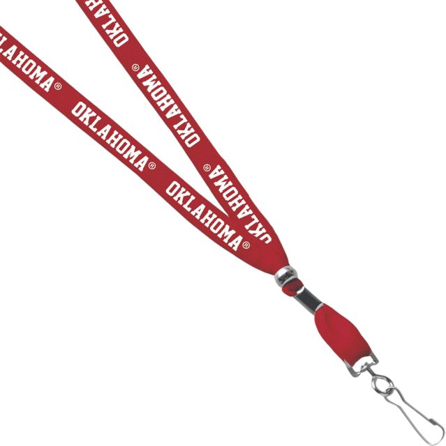 University of Oklahoma 3/8'' J Hook Lanyard