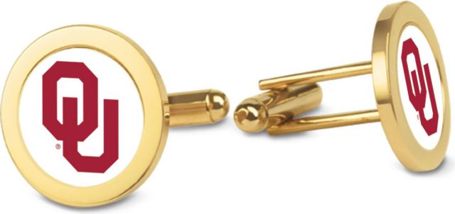 CSI Gold Cufflinks (Gift Boxed) With Colored Medallion - ONLINE ONLY