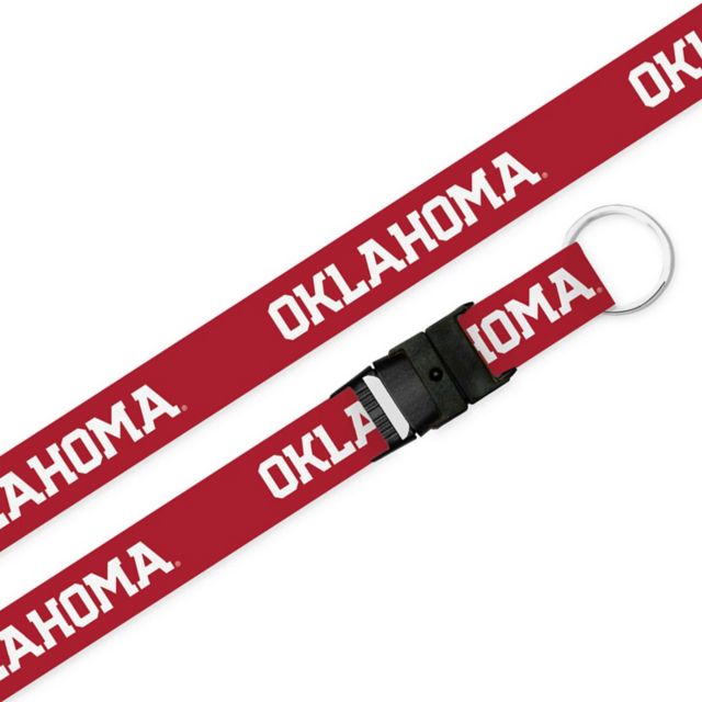 University of Oklahoma Lanyard with Buckle