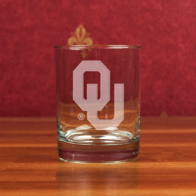 University of Oklahoma 14 oz. Glass