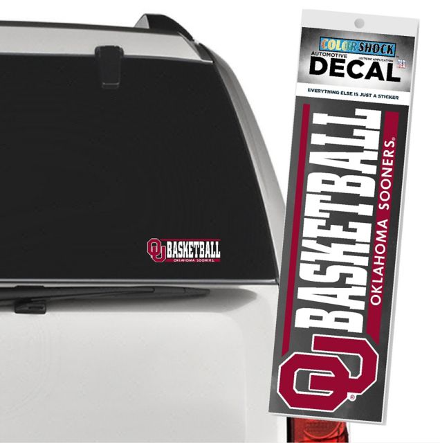 University of Oklahoma Sooners Basketball Decal
