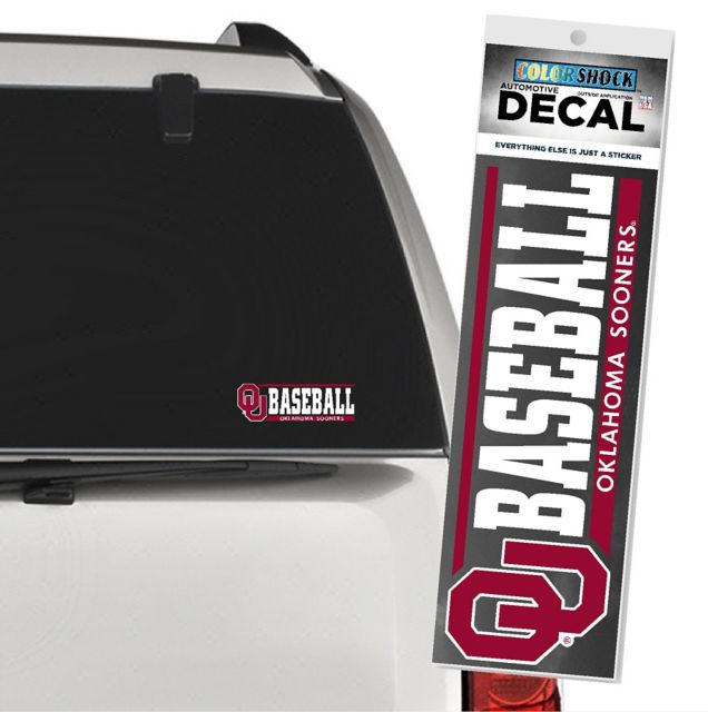 University of Oklahoma Sooners Baseball Decal