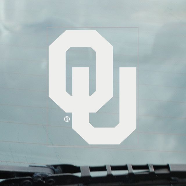 University of Oklahoma Cling Decal