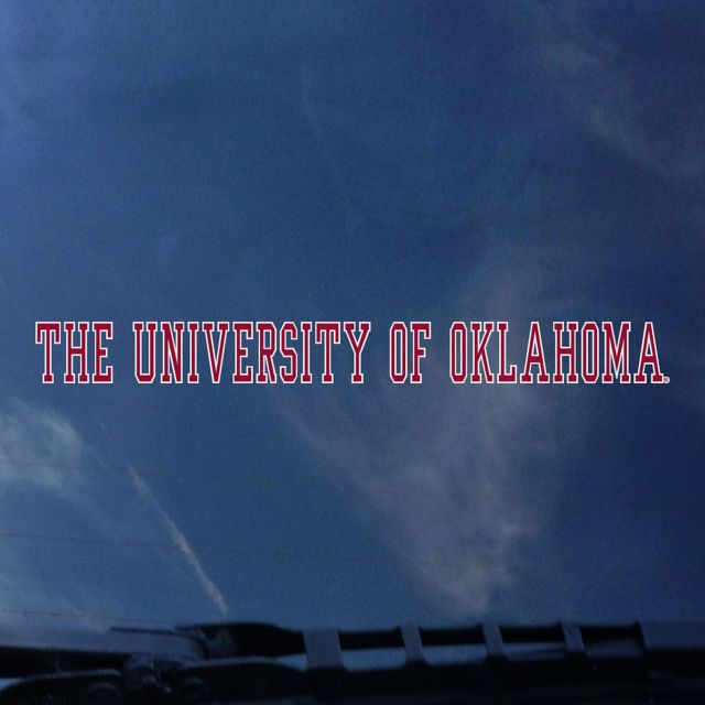 University of Oklahoma Strip Decal
