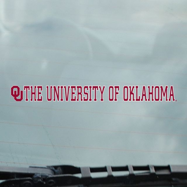 University of Oklahoma Strip Decal
