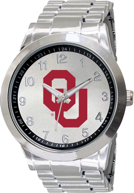 University of Oklahoma 44mm Men's Stainless Steel Watch