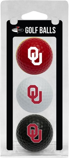 University of Oklahoma 3 Pack Golf Ball
