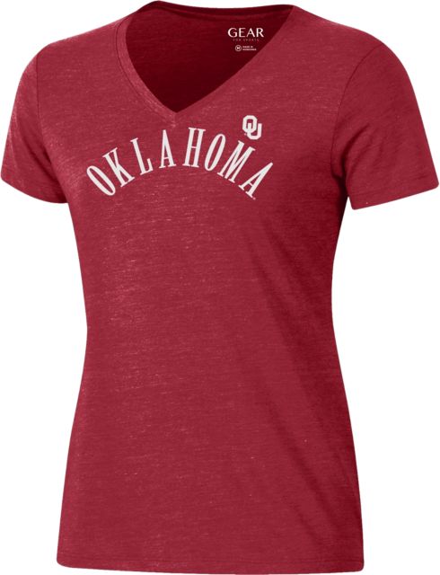 University of Oklahoma Women's V-Neck Short Sleeve T-Shirt