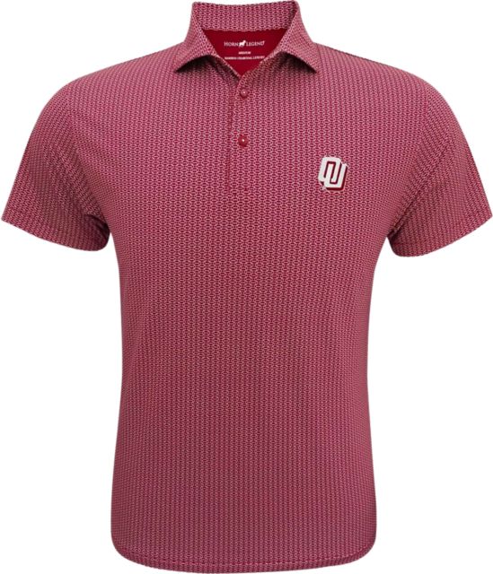 University of Oklahoma Football Pattern Polo