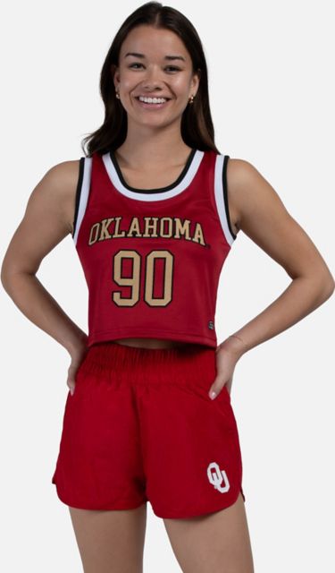 University of Oklahoma Women's Cropped Basketball Jersey
