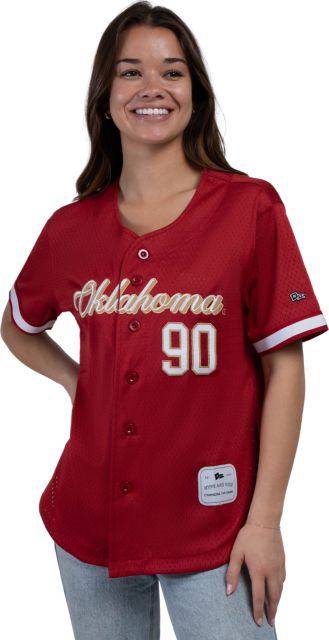 University of Oklahoma Women s Sooners Baseball Jersey University of Oklahoma Tulsa