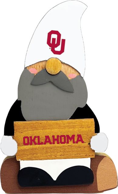 University of Oklahoma Sooners Cozy Gnome Magnet