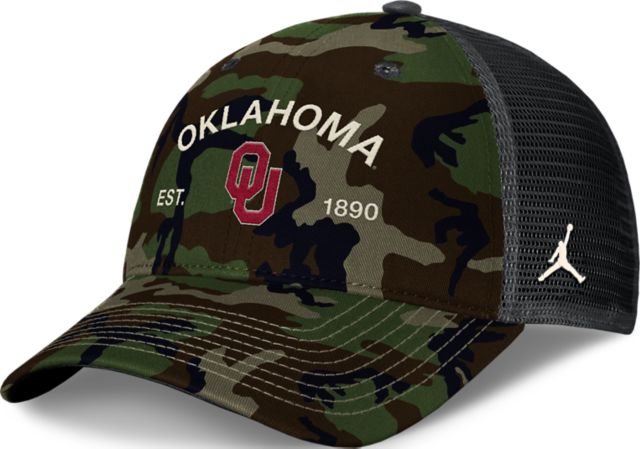 University of Oklahoma Sooners Military Appreciation Jordan Rise Structured Trucker Cap