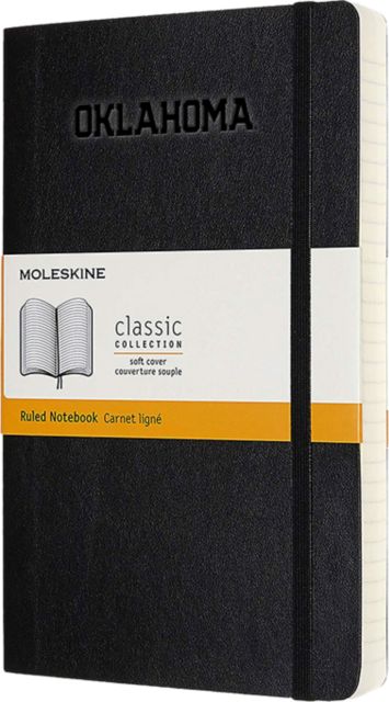 University of Oklahoma Large Ruled Moleskin