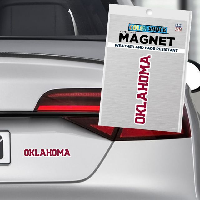University of Oklahoma 4x4 Magnet