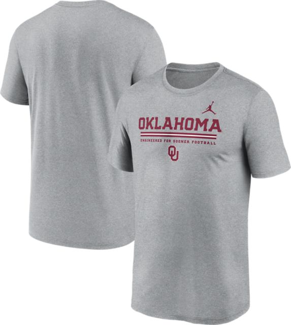 University of Oklahoma Sooners Jordan Legend Stripe Short Sleeve T-Shirt