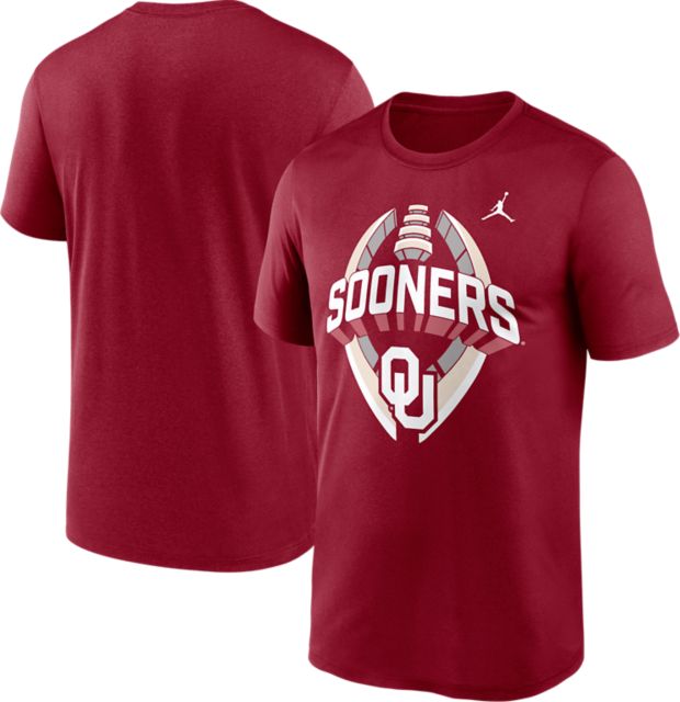 University of Oklahoma Sooners Football Jordan Legend Short Sleeve T-Shirt