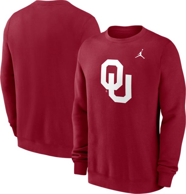 University of Oklahoma Sooners Jordan Logo Crewneck Sweatshirt