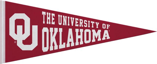 University of Oklahoma 12"X30" Full Color Pennant