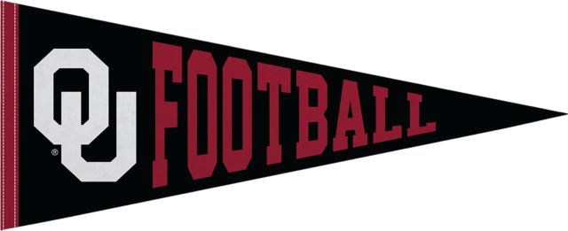 University of Oklahoma 12x30 Football Pennant