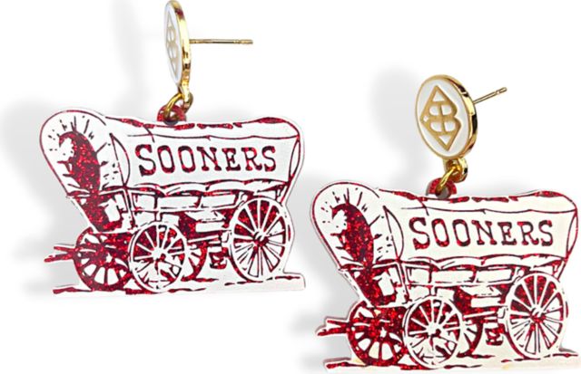 University of Oklahoma Large Sooners Earrings