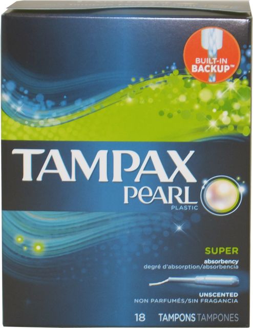 Tampax Pearl Tampons 18ct Unscented Super