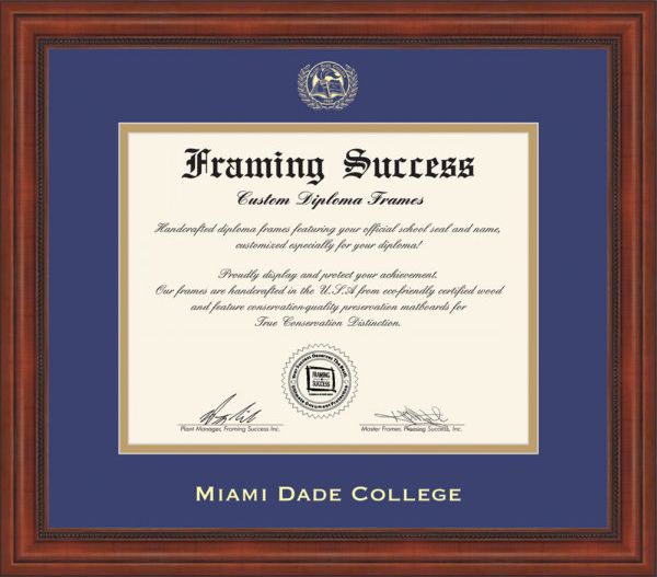Miami Dade College Millenium Diploma Frame -ONLINE ONLY