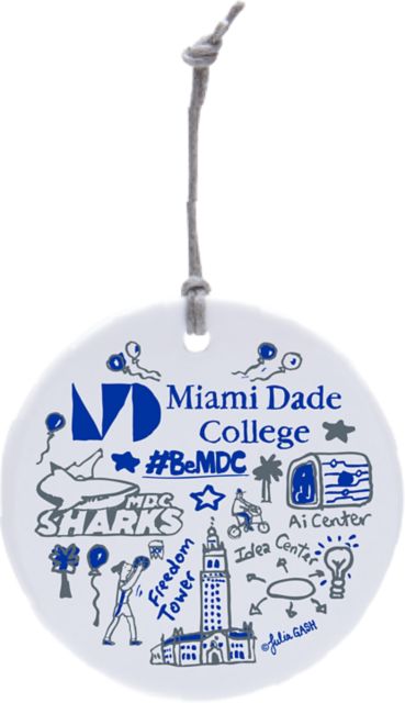 Miami Dade College Ornament