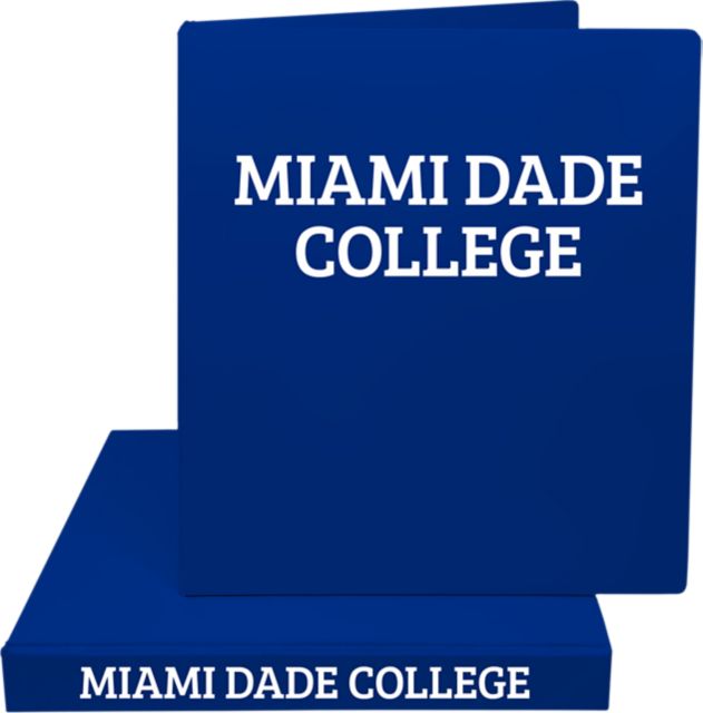 Miami Dade College 1'' Vinyl Binder