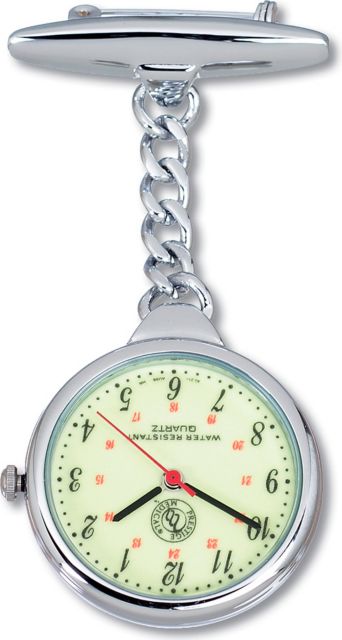 GLOW LAPEL WATCH-CHROME