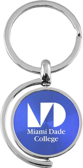 Miami Dade College Spinner Key Tag