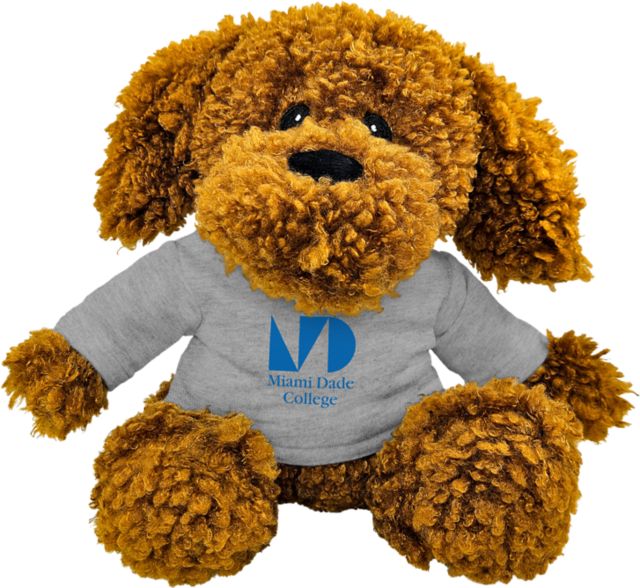 Miami Dade College 10'' Mop Dogs with Hood Plush