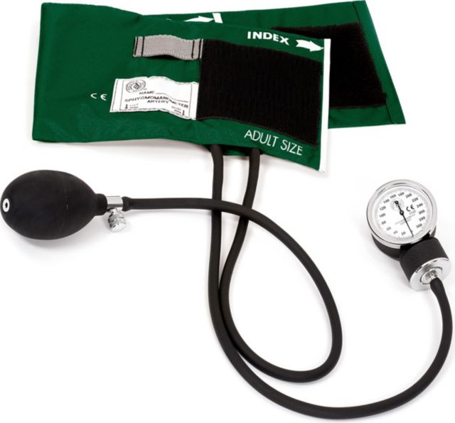 PREMIUM ADULT ANEROID SPHYGMOMANOMTER IN CLAMSHELL-HUNTER