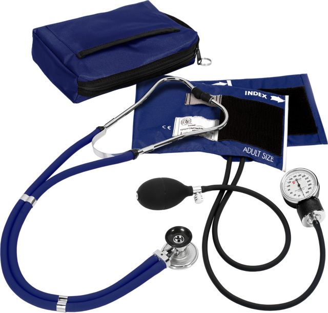 ANEROID SPHYGMOMANOMETER/SPRAGUE-RAPPAPORT COMBINATION KIT-NAVY