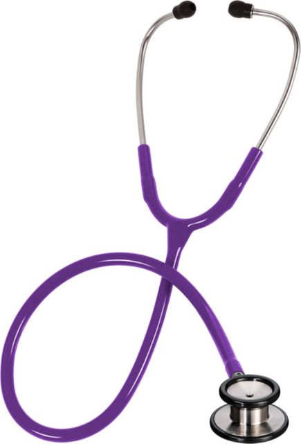 CLINICAL I STETHOSCOPE IN 2 PIECE BOX-PURPLE