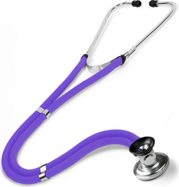 SPRAGUE-RAPPAPORT-STETHOSCOPE IN CLAMSHELL-PURPLE