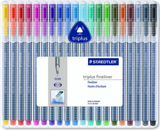 Triplus Fineliner Set Of 20 Colors