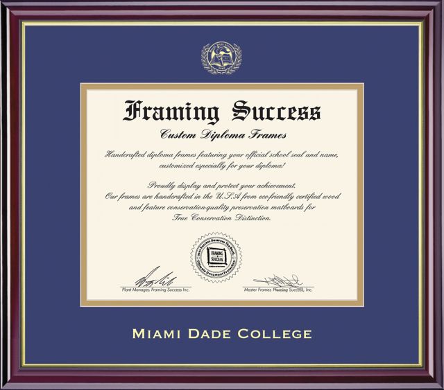 Miami Dade College 11'' x 14'' Windsor Diploma Frame