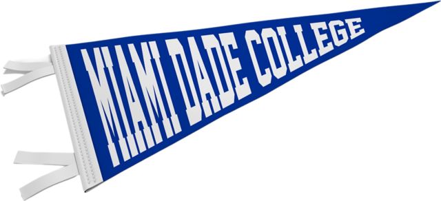 Miami Dade College 9'' x 24'' Pennant