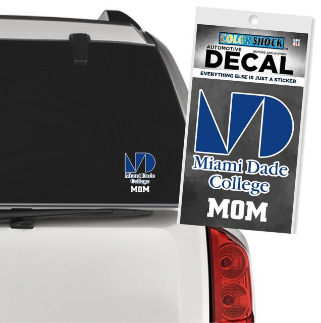 Miami Dade College Sharks Mom Decal