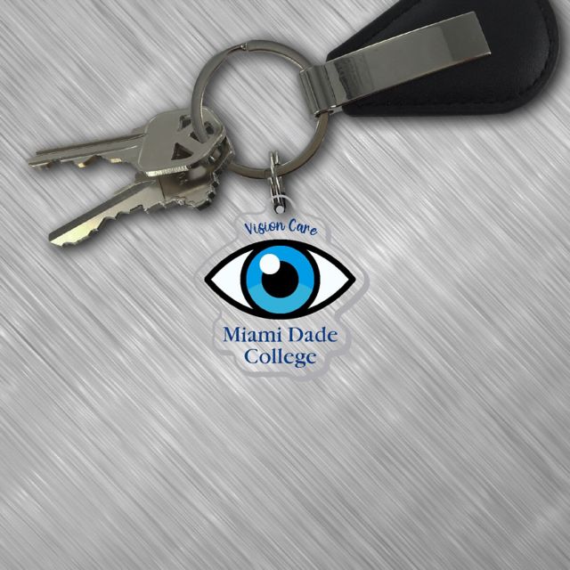 Miami Dade College Sharks Keychain