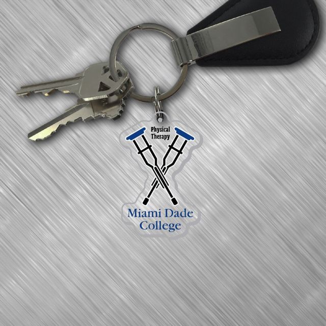 Miami Dade College Sharks Keychain