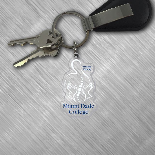 Miami Dade College Sharks Keychain