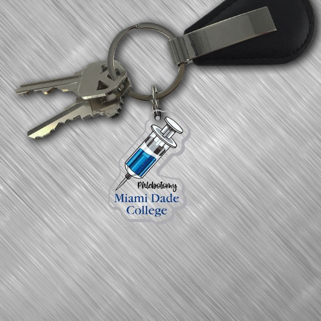 Miami Dade College Sharks Keychain