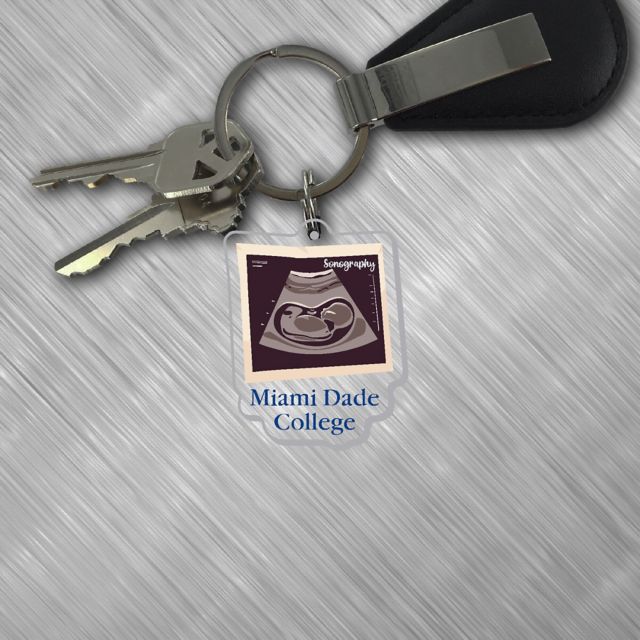 Miami Dade College Sharks Keychain