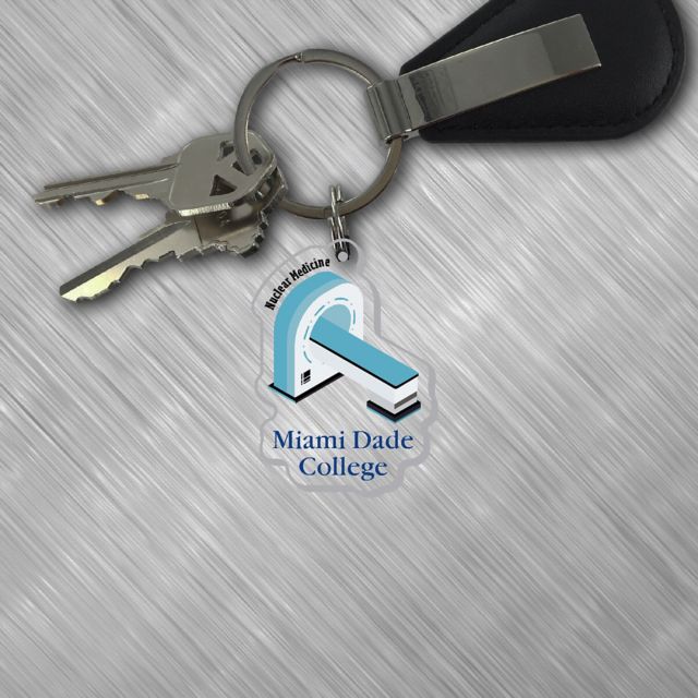 Miami Dade College Sharks Keychain