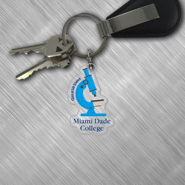 Miami Dade College Sharks Keychain