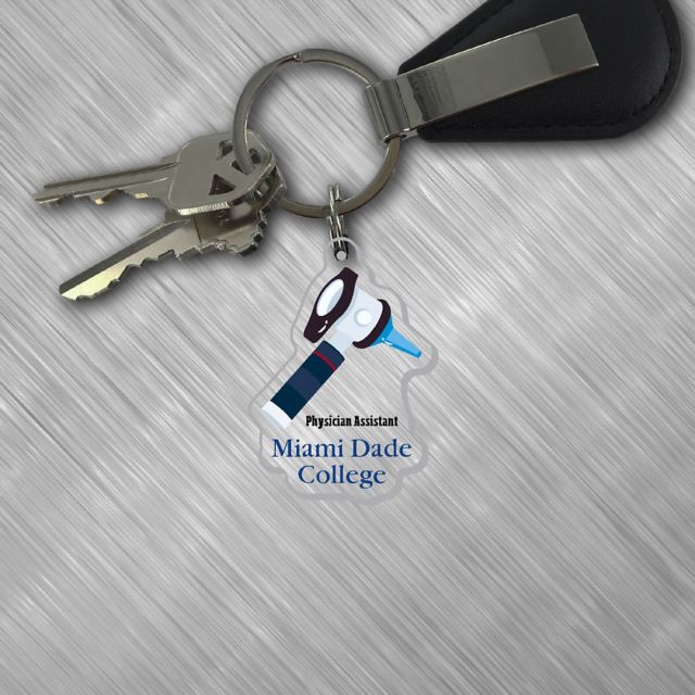 Miami Dade College Sharks Keychain