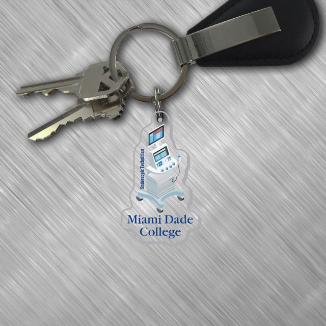 Miami Dade College Sharks Keychain
