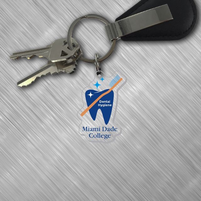 Miami Dade College Sharks Keychain
